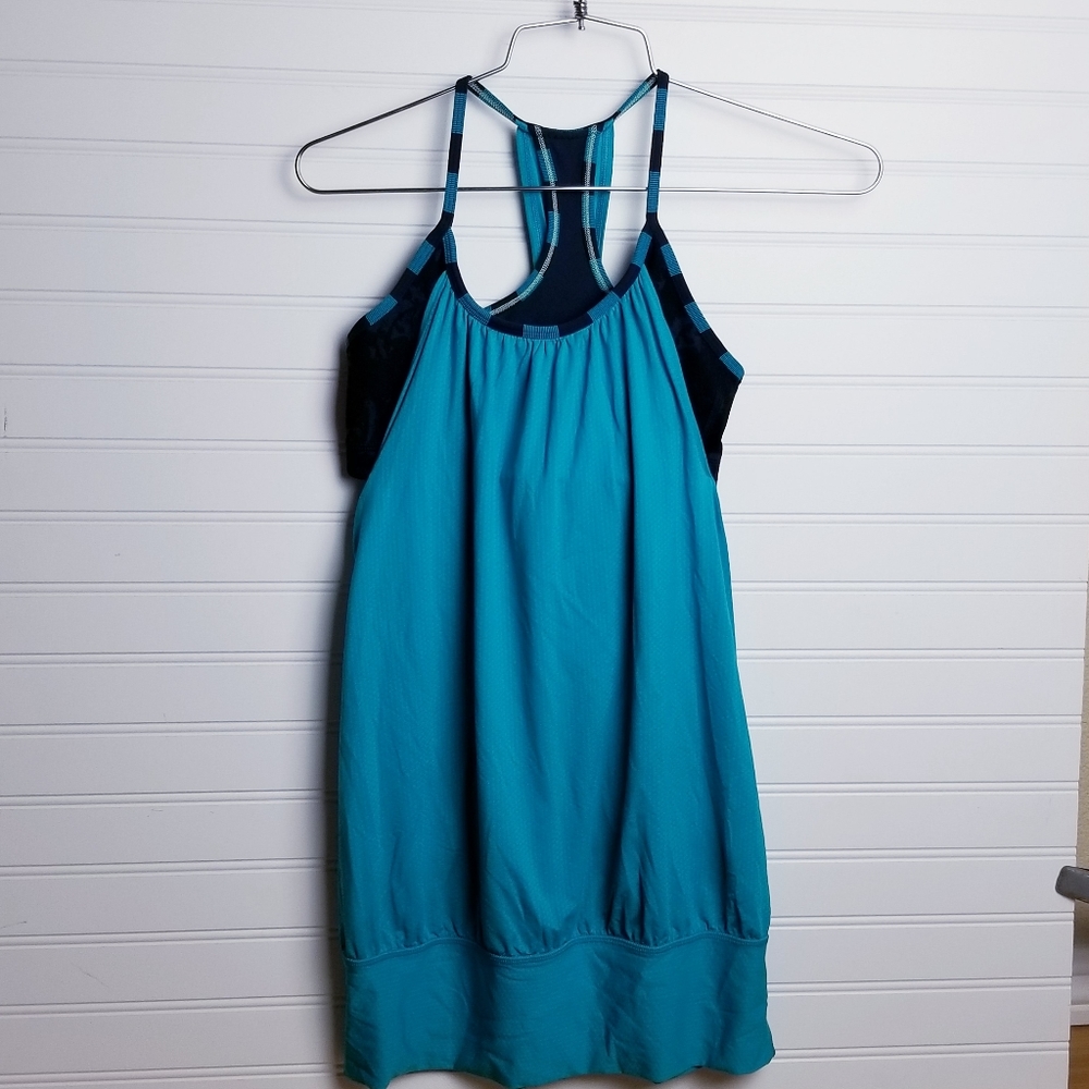 Lululemon turquoise no limits tank - Picture 3 of 3